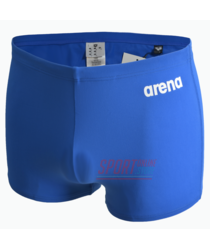 Плавки боксерки для бассейна мужские Arena M Solid Short royal, голубые Плавки боксерки для бассейна мужские Arena M Solid Short royal, голубые