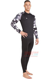 Фото 2 Термобельё мужское спортивное Rough Radical Military Black, комплект с балаклавой, чёрный, тёплый