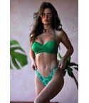 Женский раздельный купальник с пушапом Katrin 060-90-Green, зеленый Женский раздельный купальник с пушапом Katrin 060-90-Green, зеленый