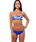 Роздільний купальник Katrin 812-Blue Hibiscus, синій з блакитним Роздільний купальник Katrin 812-Blue Hibiscus, синій з блакитним