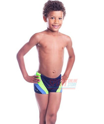 Плавки детские для мальчика Shepa 034, темно-синие с зелеными и голубыми вставками Плавки детские для мальчика Shepa 034, темно-синие с зелеными и голубыми вставками