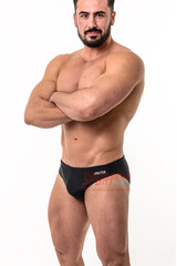 Плавки чоловічі ACTIX Copacabana чорні [серія PRO] бріф з широкою резинкою