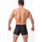 Фото 7 Плавки мужские ACTIX Phelps черные [серия PRO] боксерки средней длины