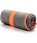 Быстросохнущее полотенце Meteor Towel M 50х90 см, из микрофибры, серое Быстросохнущее полотенце Meteor Towel M 50х90 см, из микрофибры, серое