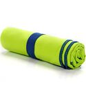 Быстросохнущее полотенце Meteor Towel XL 110х175 см, из микрофибры, салатовое