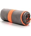 Быстросохнущее полотенце Meteor Towel XL 110х175 см, из микрофибры, серое Быстросохнущее полотенце Meteor Towel XL 110х175 см, из микрофибры, серое