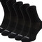 Носки спортивні короткі ACTIX Lightweight leisure, чорні (5 пар)
