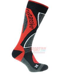 Термо гірськолижні шкарпетки, сноубордні FILMAR FACTORY SKI PROFESSIONAL, чорні, сірі вставки, PRO, вовна мериноса