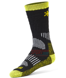 Термошкарпетки Norfin (Норфин) Balance Wool, з вовною мериноса, середньої довжини, чорні зі вставками
