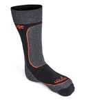 Термоноски Norfin (Норфин) Nordic Merino Midweight, с шерстью мериноса, высокие, черно-серые Термоноски Norfin (Норфин) Nordic Merino Midweight, с шерстью мериноса, высокие, черно-серые