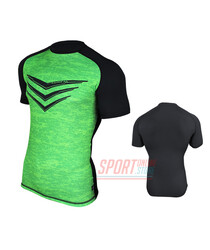 Спортивна чоловіча футболка Radical Rashguard Smite SS, зелена