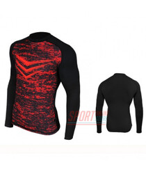 Рашгард (Лонгслів) чоловічий спортивний Rashguard Smite LS, червоний