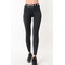 Женские спортивные лосины ACTIX Energy Dry PRO лёгкие влагоотводящие, черные (графит), серый шов фото 2 Фото 2 Женские спортивные лосины ACTIX Energy Dry PRO лёгкие влагоотводящие, черные (графит), серый шов