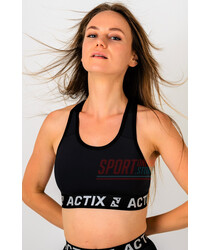 Спортивний жіночій топ Actix Athletic Black [W24101] чорний, для фітнесу та бігу