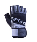 Мужские тренировочные перчатки Spokey GANT II 921027, черные с серым