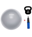 Фітбол (м'яч для фітнесу) Spokey Fitball lIl 921021, 65 см, з насосом, сірий
