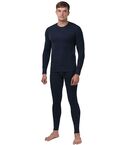 Комплект чоловічої повсякденної термобілизни Kifa Wool Comfort темно-синій