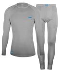 Комплект мужского спортивного термобелья Kifa VILOF Active Extreme, утеплённый, серый