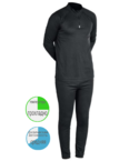 Комплект мужского спортивного термобелья Norfin Thermo Line Sport, чёрный, все сезонный, лёгкий