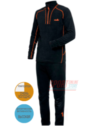 Комплект мужского универсального термобелья Norfin Nord, чёрный, для очень холодной зимы