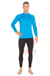 Фото 2 Спортивный комплект термобелья Radical Acres тёплый мужской с балаклавой, голубой с чёрным