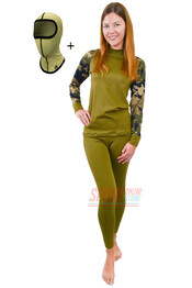 Фото 2 Женское Военное Термобельё ВСУ комплект Radical Shooter теплый, хаки