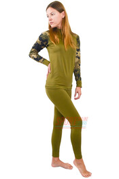 Фото 4 Женское Военное Термобельё ВСУ комплект Radical Shooter теплый, хаки