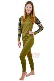 Фото 3 Женское Военное Термобельё ВСУ комплект Radical Shooter теплый, хаки