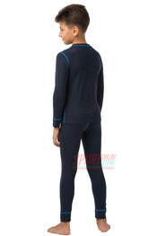 Фото 2 Термобельё повседневное детское комплект для мальчиков Kifa Wool Comfort тёмно синий