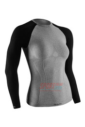 Термобельё спортивное женское Tervel Comfortline комплект, бесшовное зональное, серый с черным фото 2 Фото 2 Термобельё спортивное женское Tervel Comfortline комплект, бесшовное зональное, серый с черным