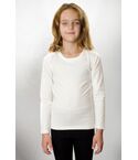 Термокофта детская для девочки JIBER Poly Thermal, белая (молочная) Термокофта детская для девочки JIBER Poly Thermal, белая (молочная)