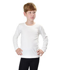 Термокофта детская для мальчика JIBER Poly Thermal, белая (молочная) Термокофта детская для мальчика JIBER Poly Thermal, белая (молочная)