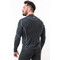 Фото 3 Термокофта (лонгслів) чоловіча спортивна легка вологовідвідна ACTIX Energy Dry PRO, чорна (графіт), сірий шов