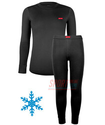 Термокомплект дитячий для дівчинки Кіфа (Kifa) VORTEX Active Comfort КДД-2256, чорний, теплий Термокомплект дитячий для дівчинки Кіфа (Kifa) VORTEX Active Comfort КДД-2256, чорний, теплий