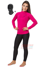 Термокомплект женский спортивный Radical Acres розовый с чёрным с балаклавой