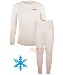 Термокостюм дитячий для дівчинки Кіфа (Kifa) VORTEX Active Comfort КДД-2256, білий (молочний), теплий