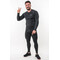 Фото 7 Термокостюм чоловічий спортивний легкий вологовідвідний ACTIX Energy Dry PRO-1, чорний (графіт), сірий шов