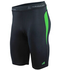 Спортивні чоловічі компресійні шорти-тайтси Rough Radical Rapid, чорні з зеленими вставками Спортивні чоловічі компресійні шорти-тайтси Rough Radical Rapid, чорні з зеленими вставками