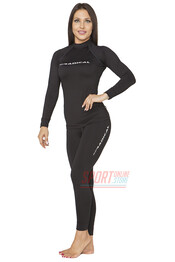 Спортивный женский термокостюм Radical Magnum теплый, черный
