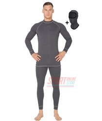 Термокомплект чоловічий Radical Rock SG теплий з балаклавою, сірий