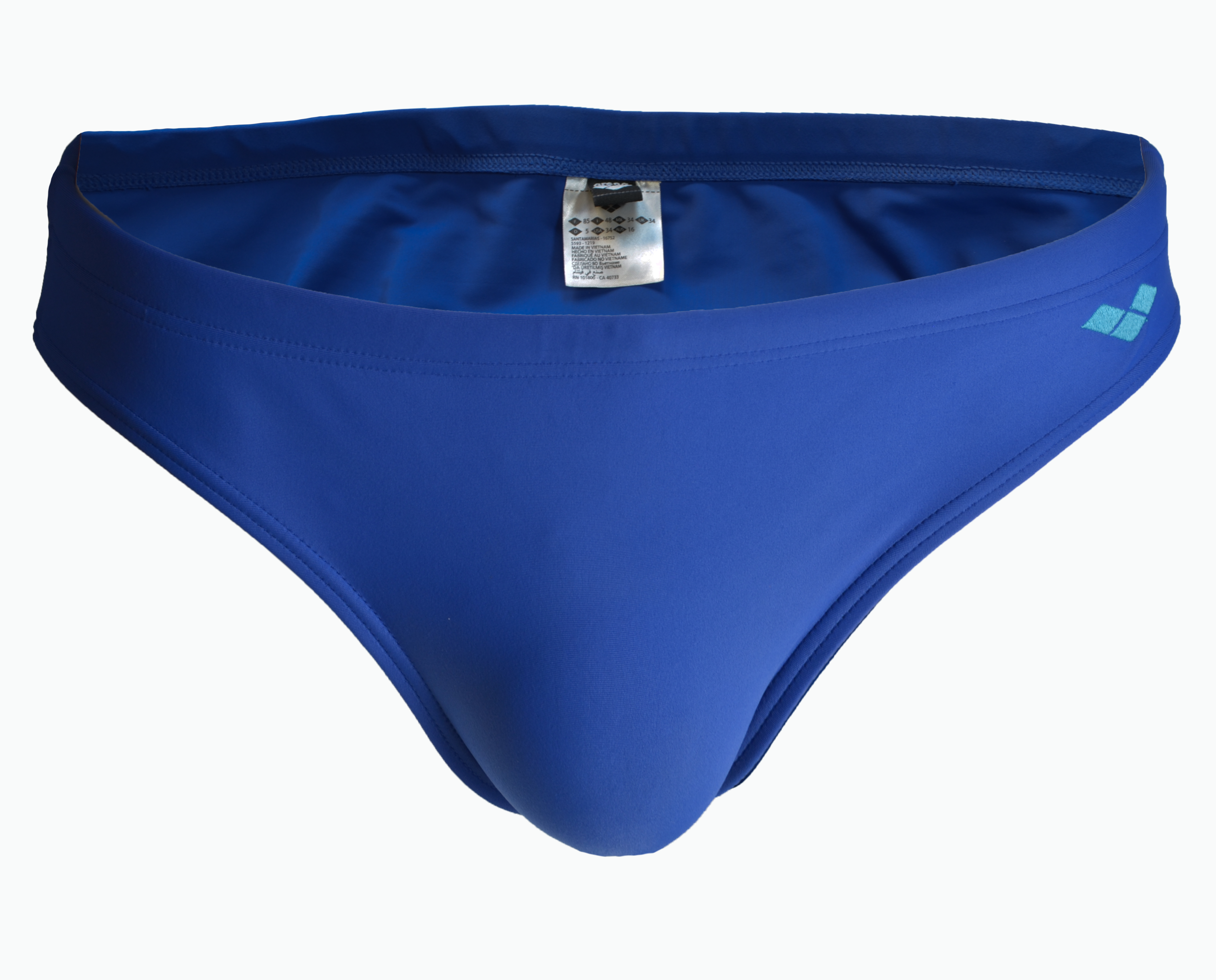 Плавки для бассейна Арена Сантамарис синие с вышитой эмблемой оригинал