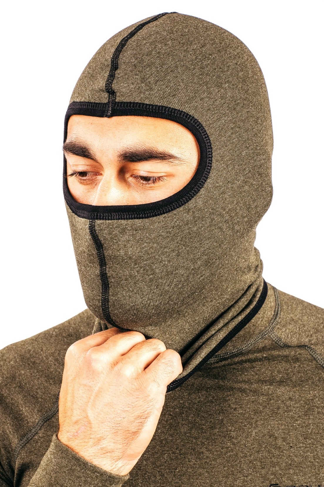 Підшоломник балаклава ЗСУ Для Військових Хакі Піксель Оливкова