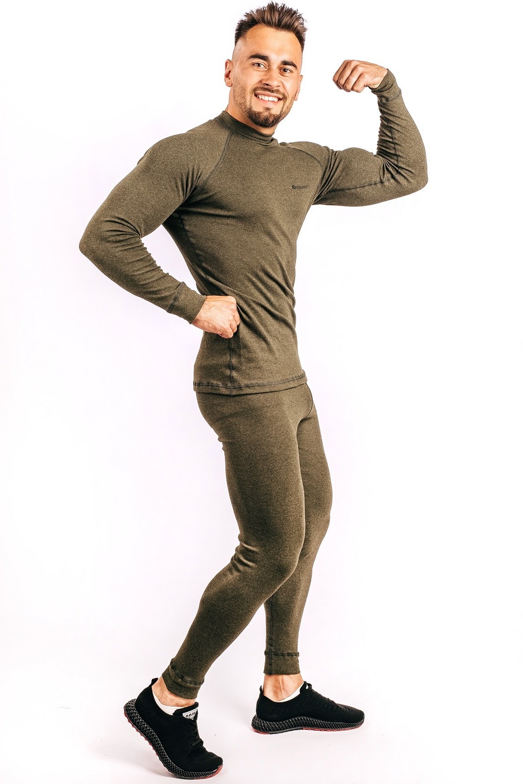 Військова Термобілизна (Термокостюм) ЗСУ Піксел Хакі Оливковий колір теплий зимовий