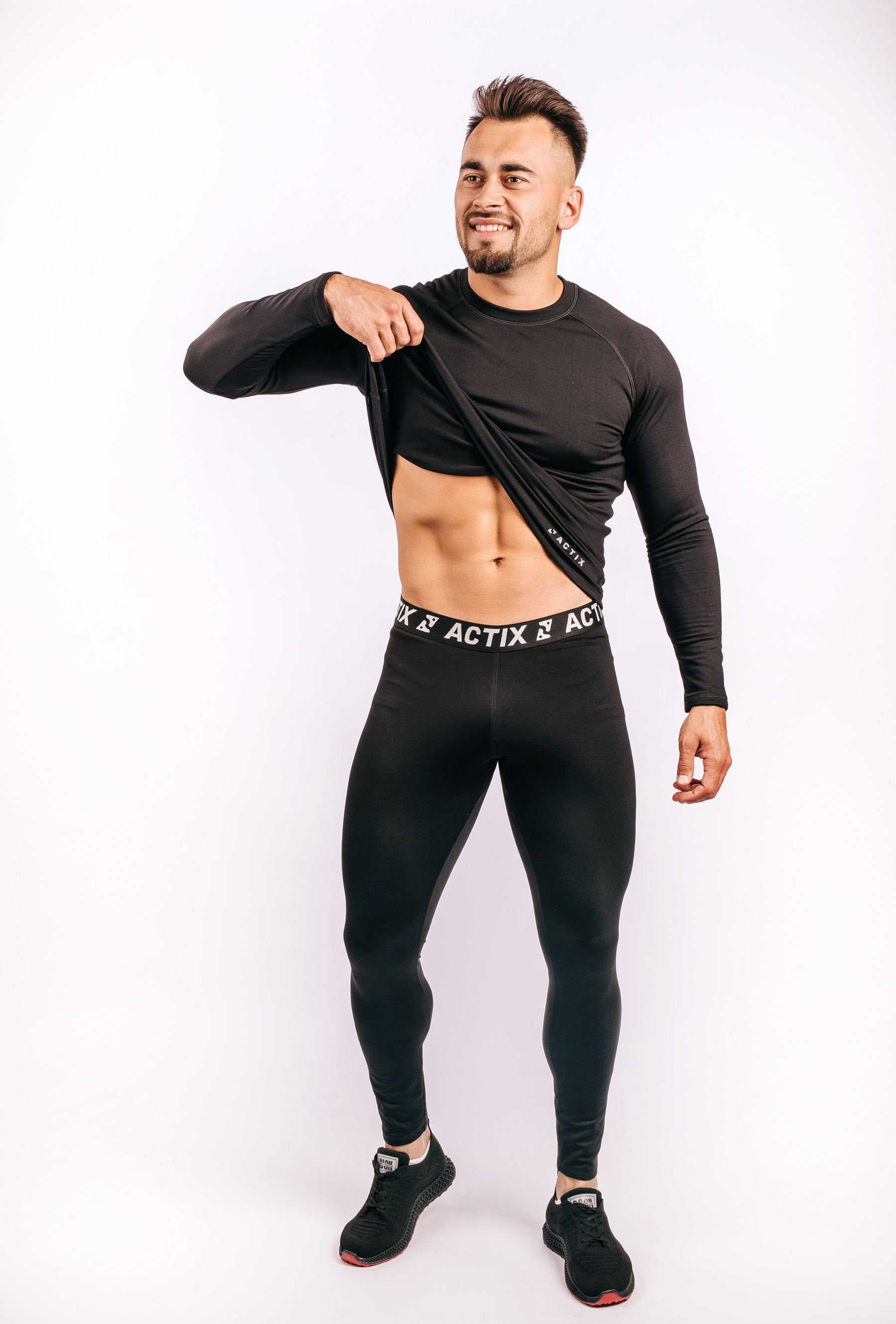 Термолосини Чоловічі Зимові Теплі Актікс Українського виробництва чорні