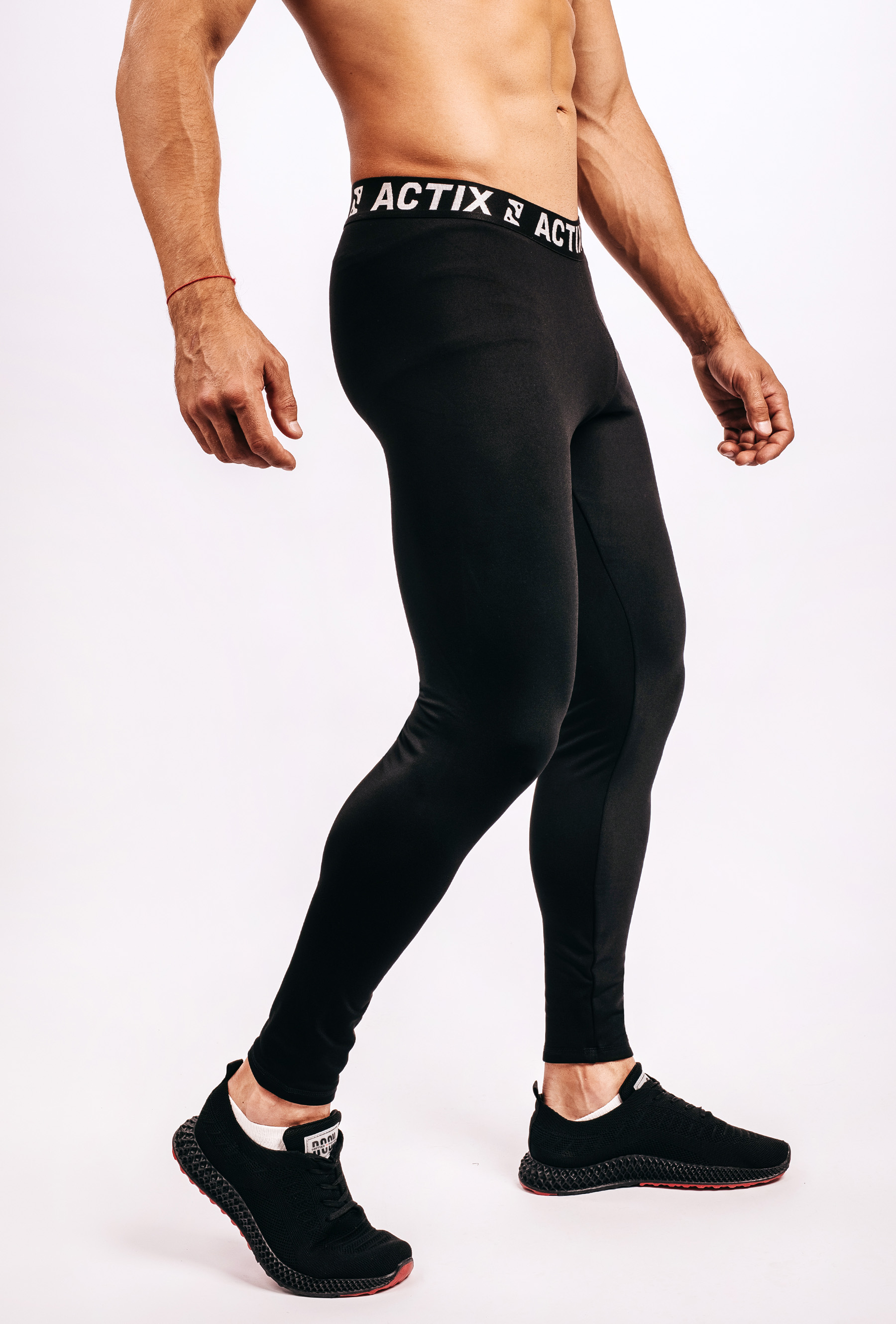 Лосини теплі (кальсони) зимові на мікрофлісі Актікс Чорні